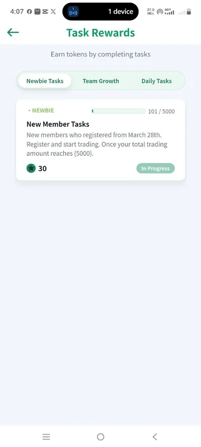 WecoinPay Task Rewards